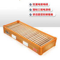 实木取暖器家用节能办公室暖脚器冬季电烤火炉家用烤脚烤火箱省电火桶烤火器暖炉子烤火盆小型烘脚神 100*40CM豪华四人款