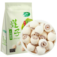 十月稻田 莲子 250g 半斤 湘潭产去芯磨皮白莲子 桂圆百合银耳羹煲汤食材