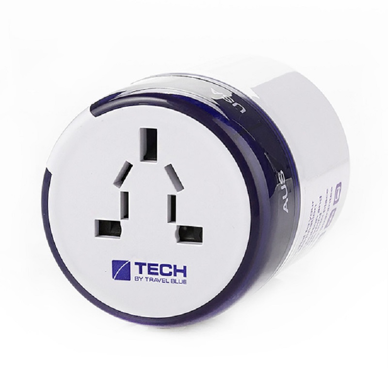 Travel Blue蓝旅 魔方环球通用转换插座+2×USB270紫色高清大图