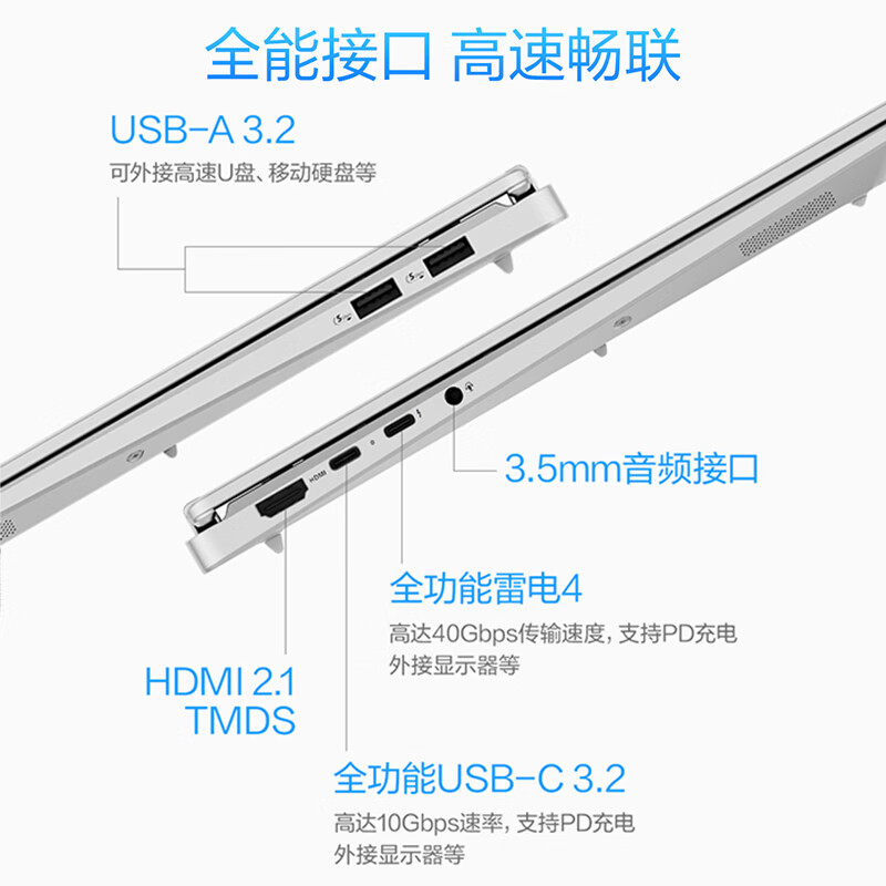 华硕无畏Pro14 酷睿版 2026 国家补贴15% 第3代Ultra7 AI轻薄本笔记本电脑(32G 1T 1100尼特OLED)高清大图