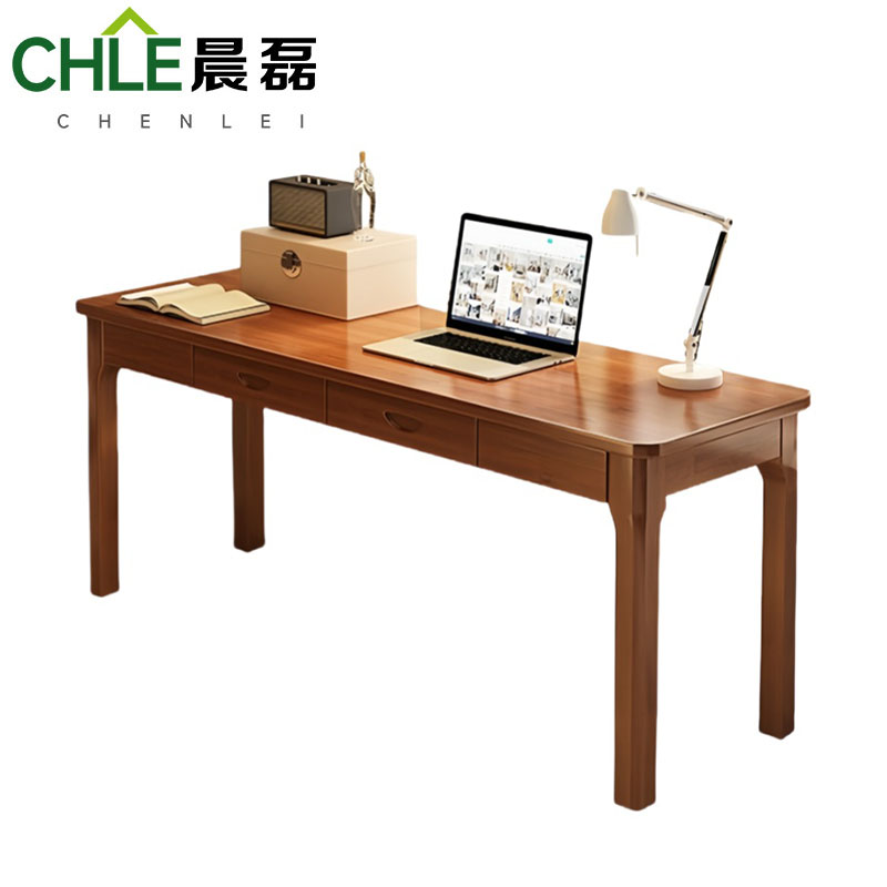 晨磊 书桌学习桌 100*40*75cm(胡桃色) 张