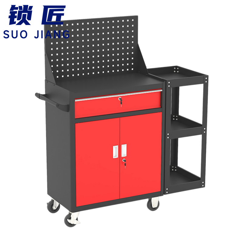 锁匠 工具柜 工具柜一抽+背网+侧挂台