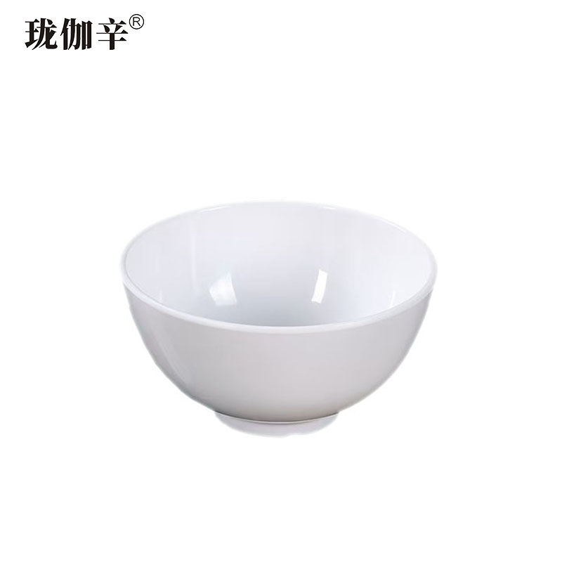 珑伽辛 耐高温密胺米饭碗 5英寸/个高清大图