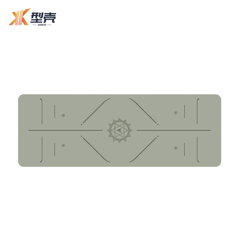 型壳 瑜伽垫 PU光面 183*68*0.5cm T152体位线+高级包+肩带 套