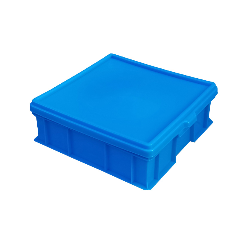 臻远ZY-SNXD-77收纳储物箱长方形物流中转箱带盖子 400*400*130mm