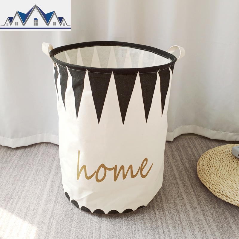 脏衣服收纳桶收纳篮布艺玩具收纳筐大号可折叠脏衣篓家居北欧_1_78 YThome40*50