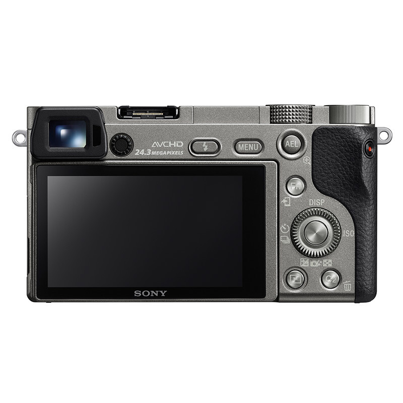索尼(SONY)ILCE A6000灰色(16-50+55-210)数码微单相机 双镜头套装 约2430万像素