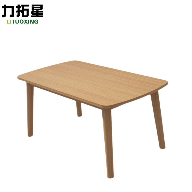 力拓星 原木餐桌 150*80*75cm 张高清大图