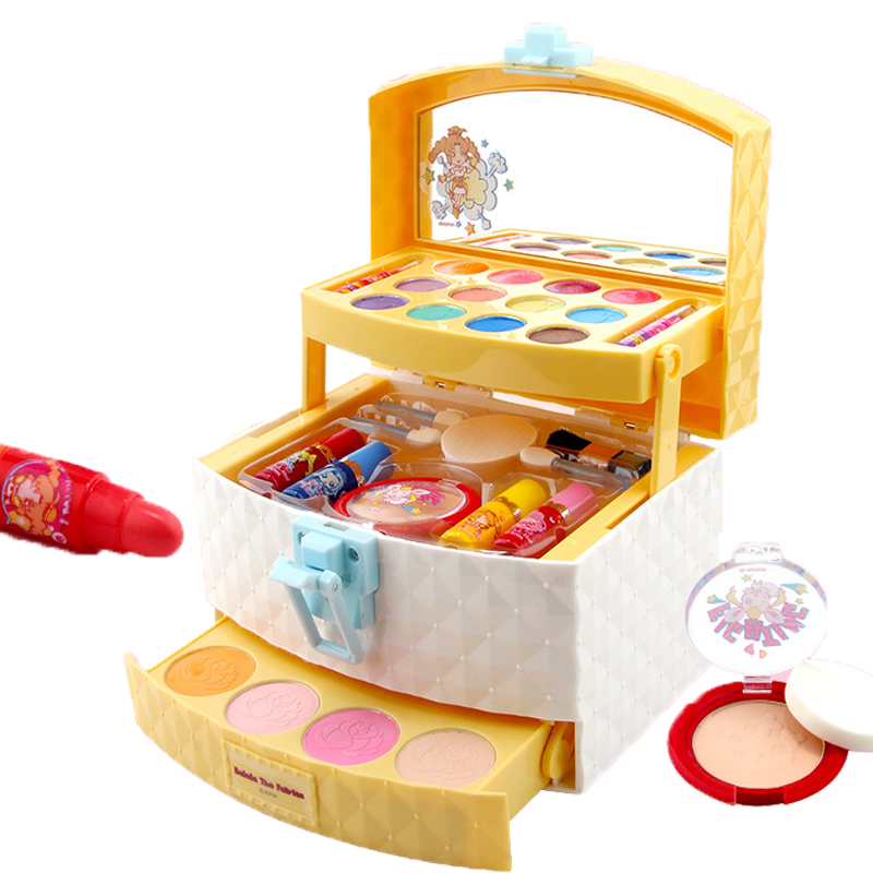 巴拉拉小魔仙化妆箱视频介绍_化妆盒儿童化妆品套装组合