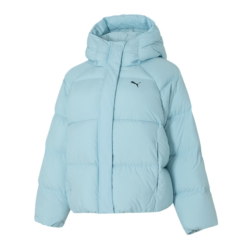 彪马(PUMA)羽绒服女装新款日常通勤连帽防风羽绒外套防寒保暖运动休闲服691045-47 ZP高清大图