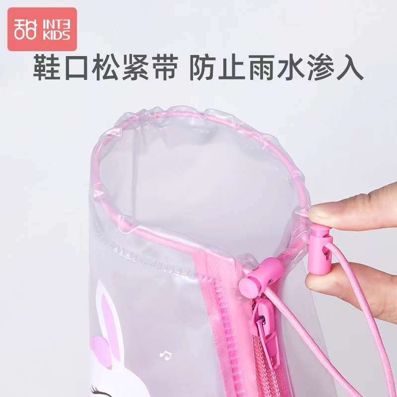 甜甜仔儿童雨鞋套男童女童防滑耐磨鞋套小学生宝宝水鞋雨鞋套高清大图