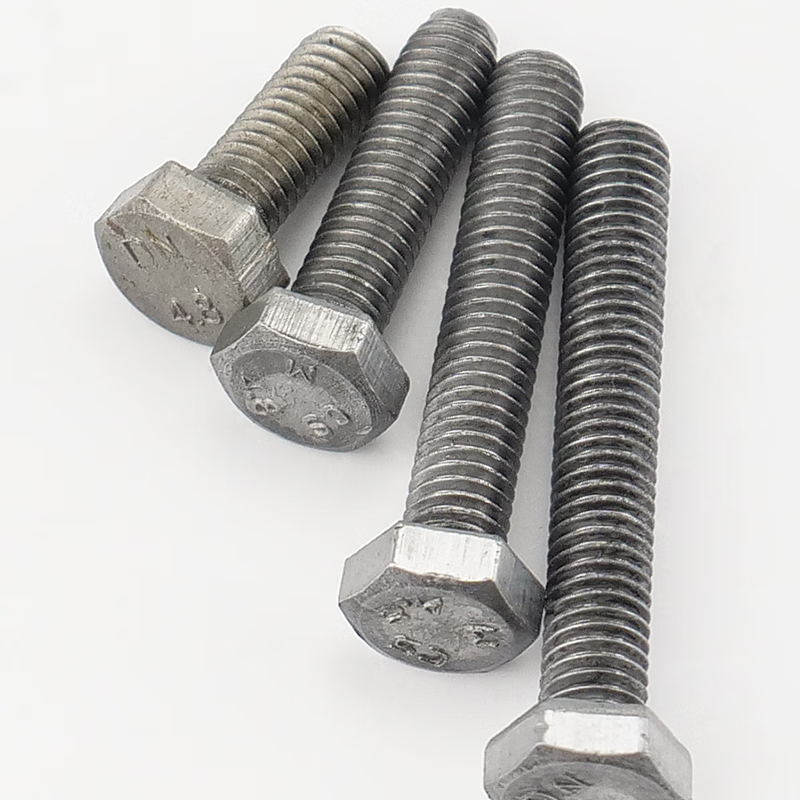 海斯迪克 4.8级碳钢六角螺栓 HKsq-483 GB30全牙本色 M22×65(P2.5)(5个)高清大图