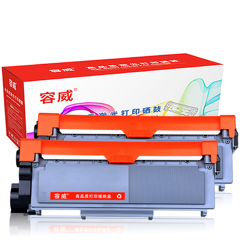 容威 联想LT2451粉盒 适用Lenovo M7455DNF M7605D M7615DNA硒鼓 碳粉盒 墨盒 LT-2451粉盒2个