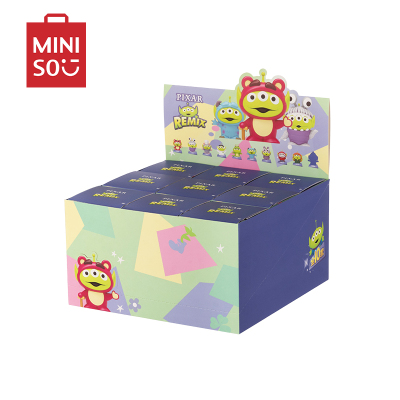 名创优品(miniso) 皮克斯系列变装三眼仔盲盒摆件(混)创意玩偶