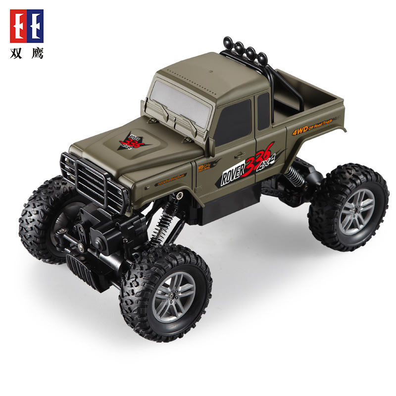 双鹰遥控路虎四驱攀爬车电动充电仿真越野车模型男孩玩具