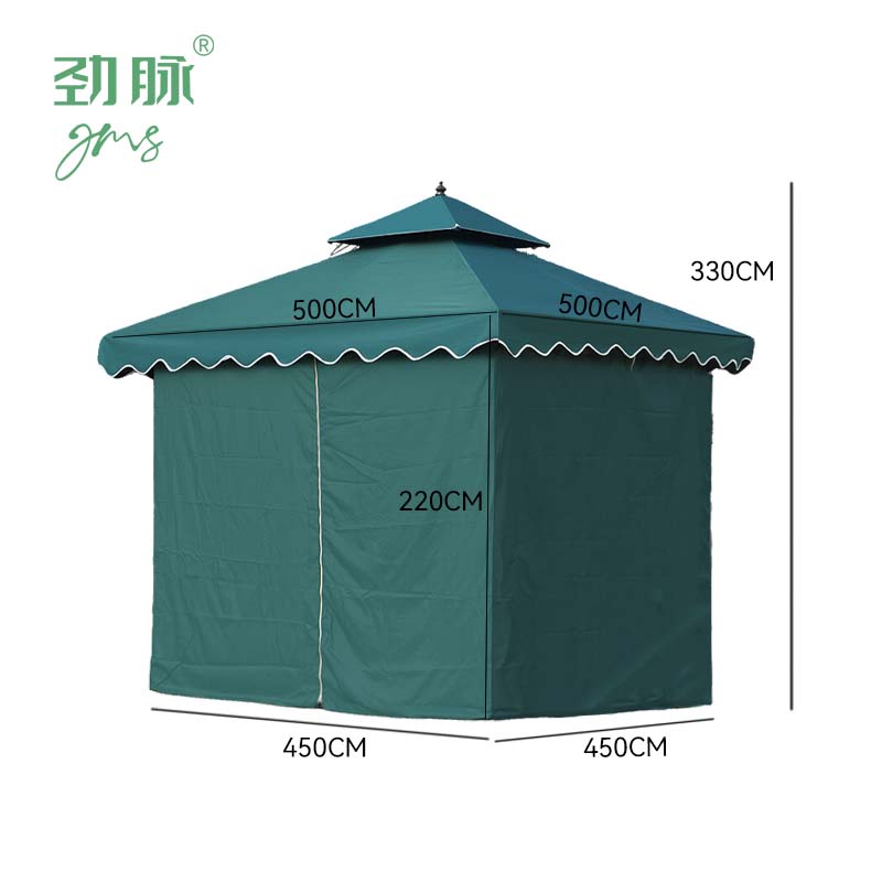 劲脉 户外罗马帐篷 450*450*330CM 顶高清大图