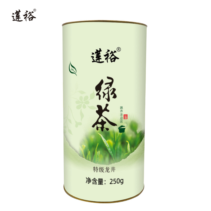 莲裕特级龙井250克桶高清大图