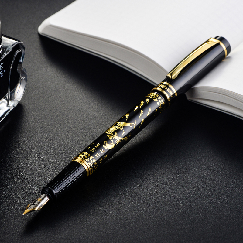 美工笔弯尖钢笔