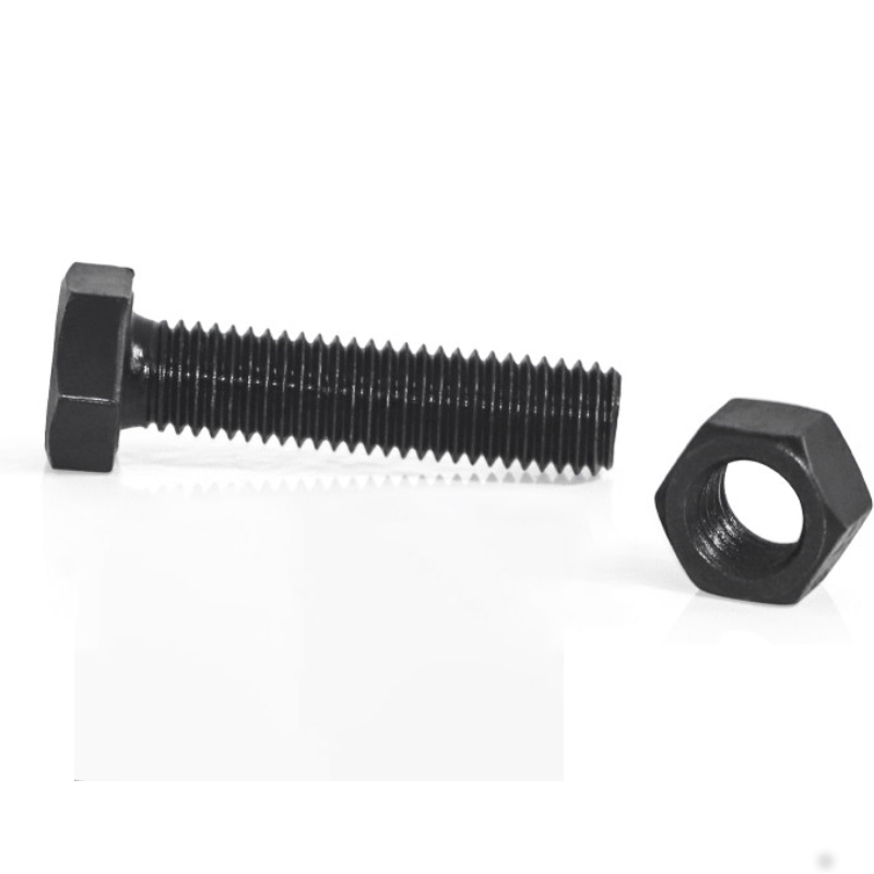 螺栓和螺母;M42*220;公称长度(mm):220;强度等级:10.9级;材质:碳钢;螺纹直径(mm):42; 1套