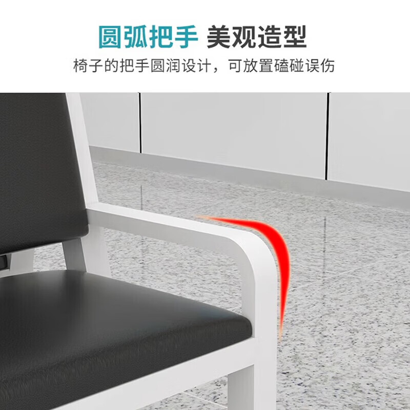 戴劲医院候诊椅输液椅休息区靠墙长凳软包长条凳靠背椅长凳沙发1.2米高清大图