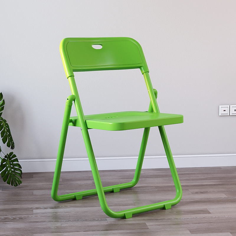 折叠椅子家用靠背椅办公椅会议椅培训椅闪电客户外塑料椅成人高凳子