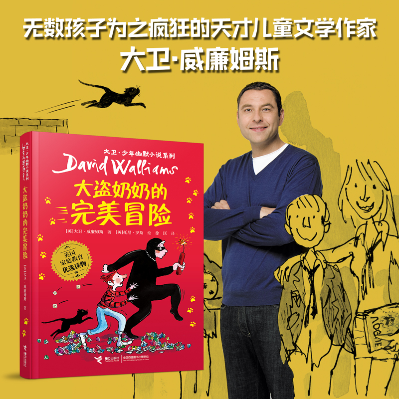 大盗奶奶的完美冒险 [正版]大卫·少年幽默小说系列 大盗奶奶的完美冒险 幽默治愈成长小说 8-14岁儿童文学书籍高清大图