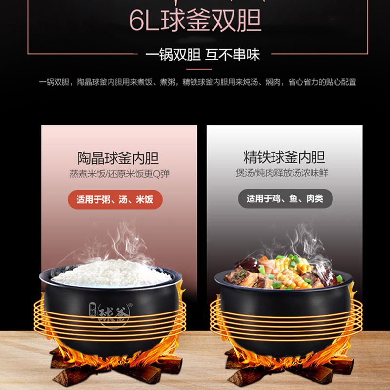 苏泊尔(SUPOR) 电压力锅 SY-60YC8010EQ高清大图