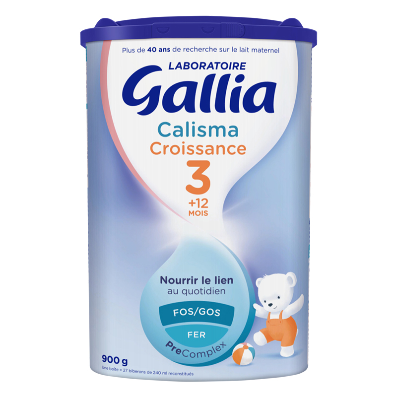 法国进口 佳丽雅Gallia 3段奶粉 成长配方奶粉12个月以上900g*6罐装高清大图