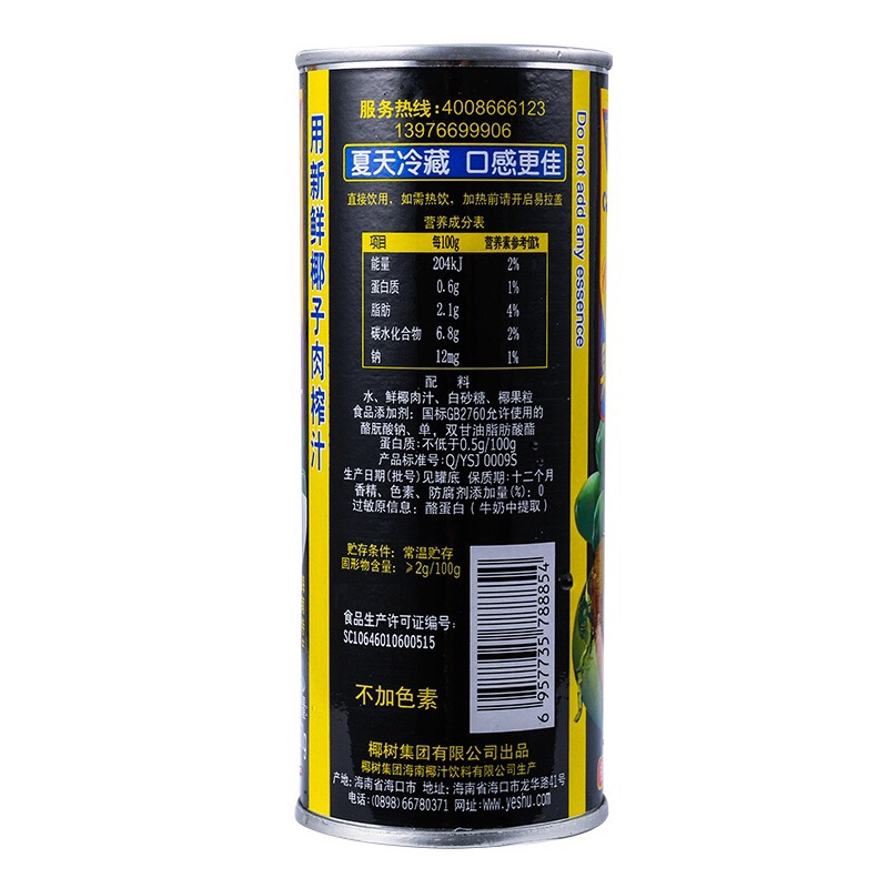 椰树果肉椰汁饮料250g