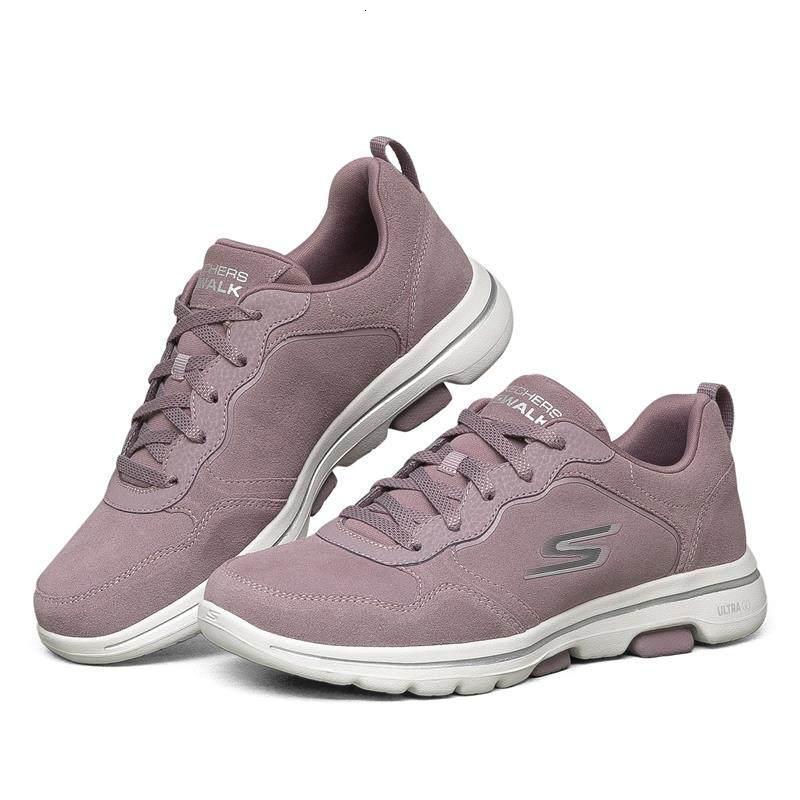 skechers斯凯奇女鞋缓震防滑耐磨轻便运动休闲健步鞋124234