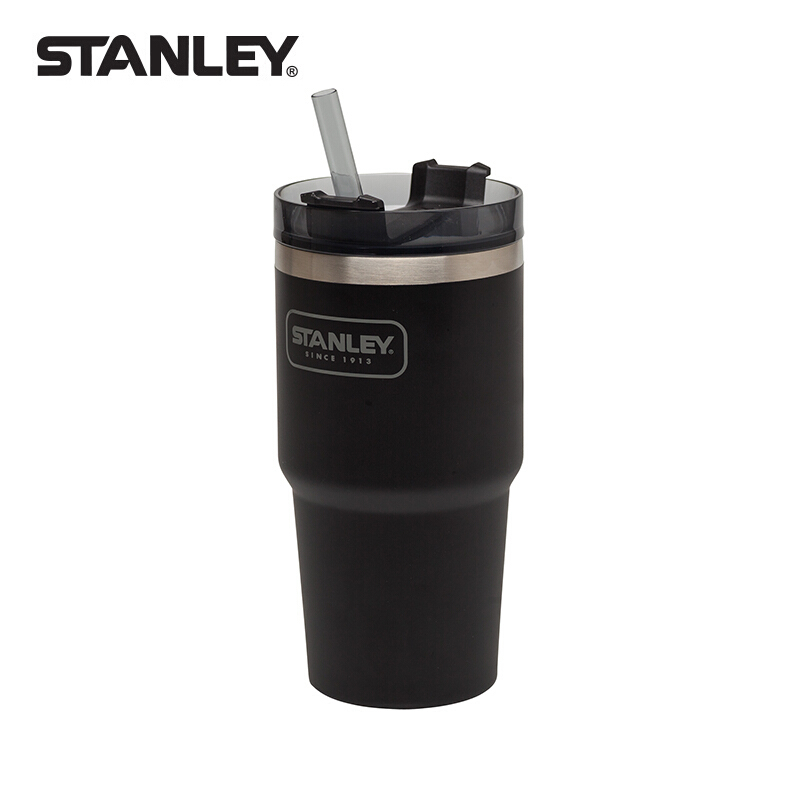 STANLEY史丹利吸管杯成人不锈钢保温杯男女时尚情侣水杯车载杯便携咖啡杯680ml