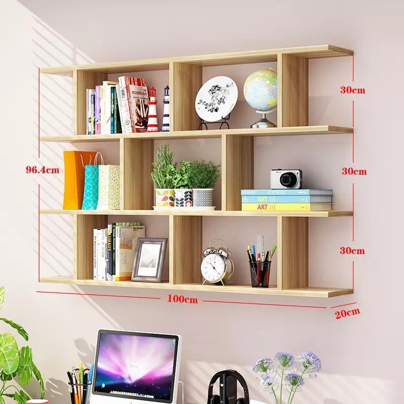 工匠时光墙上置物架客厅墙壁挂墙面隔板搁卧室多层书架免打孔简约现代