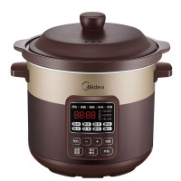 美的电炖锅 WTGS401 南都陶釜炖汤锅智能预约电炖煲单胆 4L/4升内胆材质陶瓷内胆