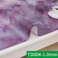 软玻璃PVC桌布防水防油防烫免洗餐桌透明垫茶几垫台布耐热耐磨垫TD0041.0