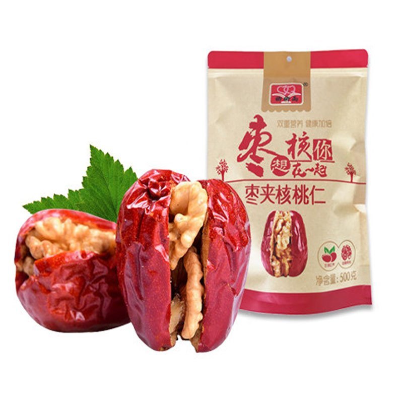 卿卿雨500克/袋红枣夹核桃仁
