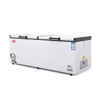 998商用双温冰柜妮雪商用冰柜双温双室冷柜冷柜卧式冷柜商用冷柜两用冰柜冷柜