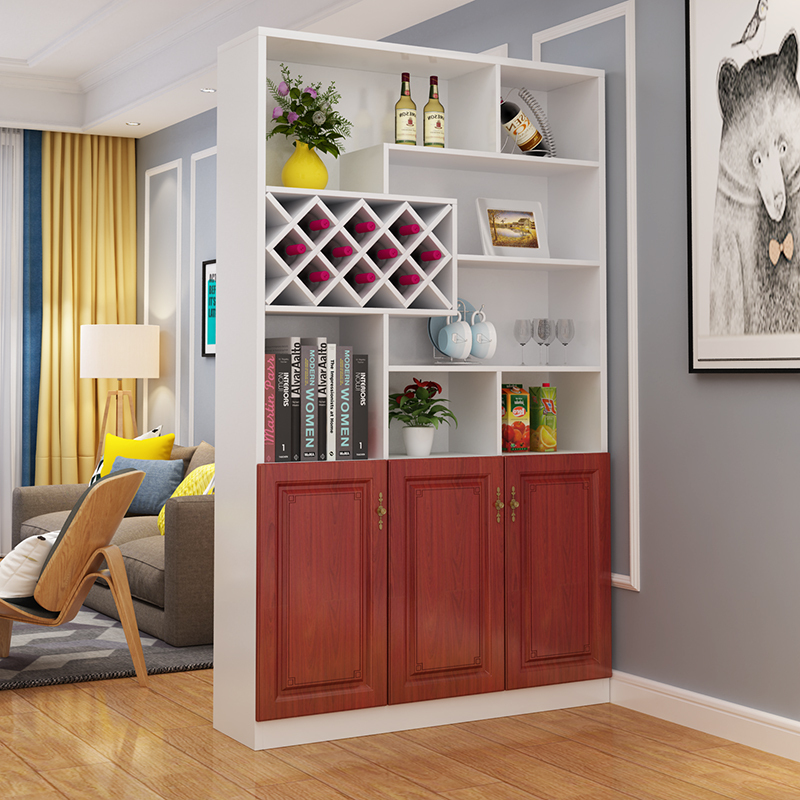 寻木匠多层实木酒柜进玄关柜鞋柜展示柜隔断柜厅柜客厅装饰柜餐厅