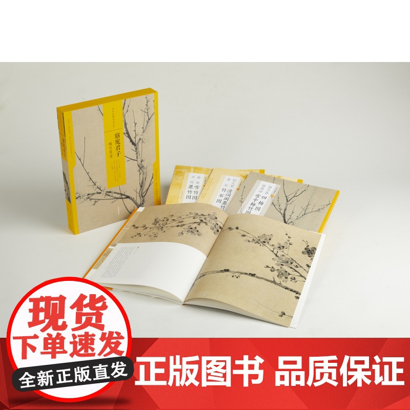 窈窕君子梅竹双清 中国绘画名品合集 艺术人文 绘画技法鉴赏 上海书画出版社高清大图