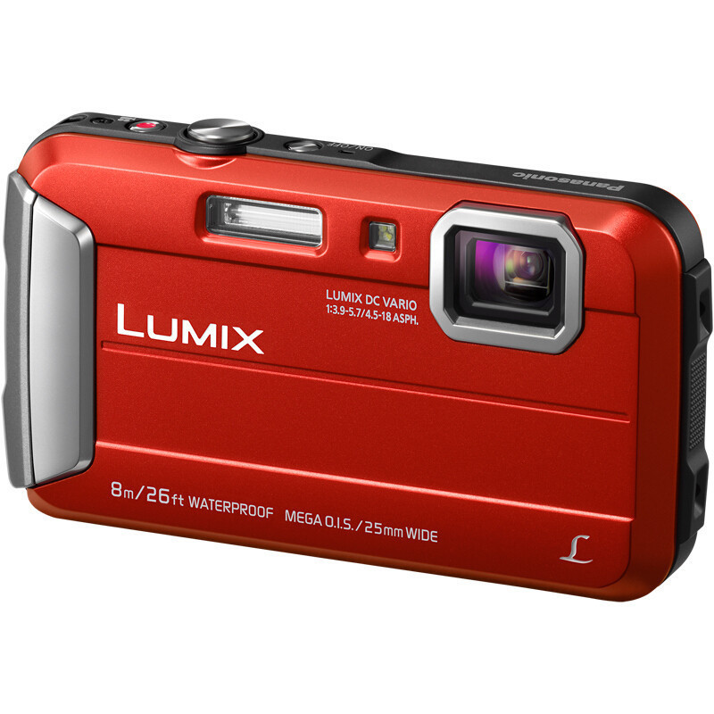 松下(Panasonic) Lumix DMC-TS30 数码运动相机 红色 2.7英寸显示屏 1610像素 数码相机