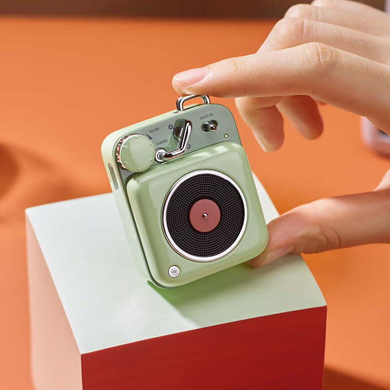 猫王音响原子唱机B612蓝牙音箱小型迷你便携送闺蜜女生生日礼物 原野绿高清大图