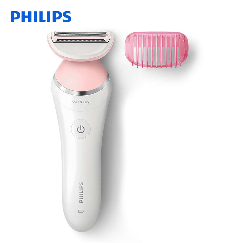 飞利浦(Philips)剃毛器脱毛仪刮毛器脱毛机女士充电式全身水洗电动 刮毛刀BRL140优雅粉