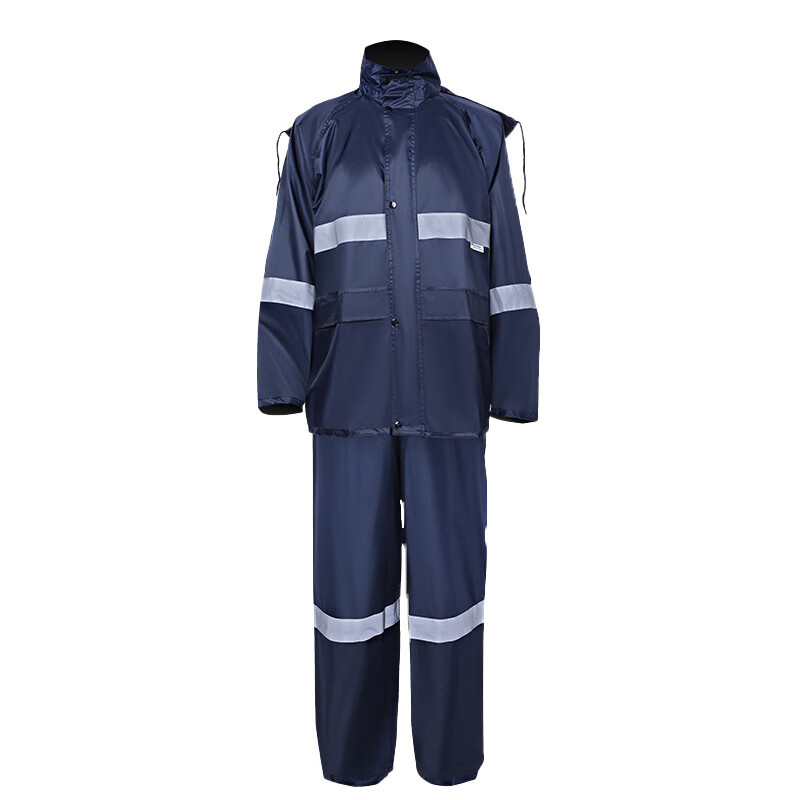 君御 n211-2a雨衣分体双层加厚3m高亮反光条尼龙绸户外雨衣雨裤 xxxxl