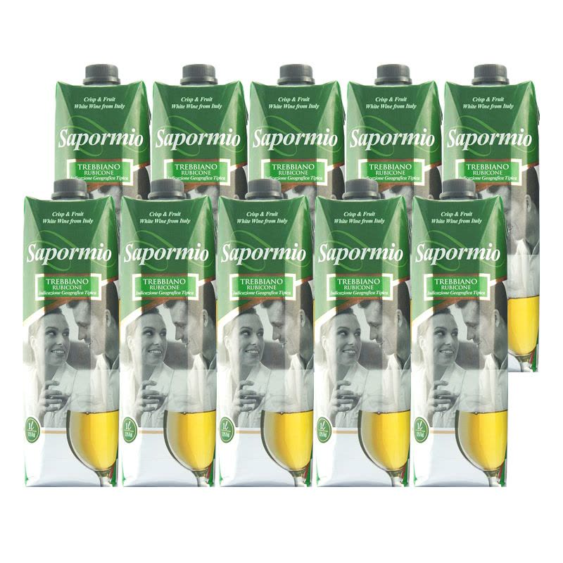 意美斯 干白葡萄酒利乐装1L**10盒意大利原装原瓶进口葡萄酒图片