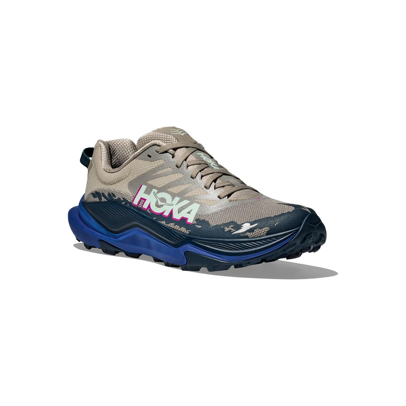 Hoka One One男士轻便跑步鞋软弹舒适防滑户外越野运动鞋 Farro/Ultramarine 46