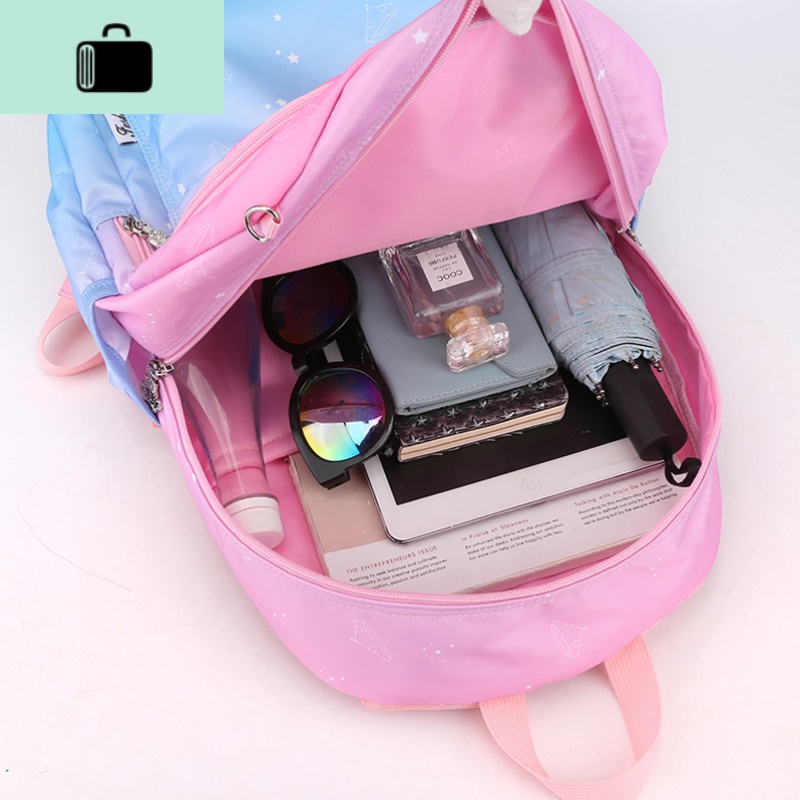 书包女韩版高中初中原宿ulzzang双肩包大容量简约百搭小学生背包NEWLAKE高清大图