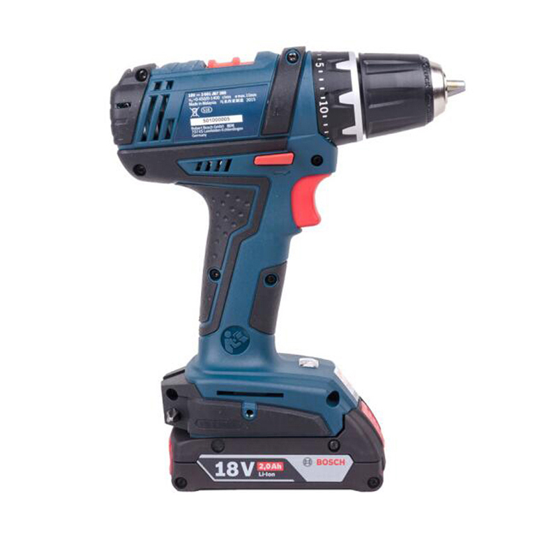 工具库 博世BOSCH 锂电充电式电钻/起子机 配2电1充18V/2.0Ah GSR18-2-Li