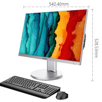 攀升 A3 PRO 23.8英寸一体机电脑(十代酷睿i5 16G内存 512G固态盘 旋转升降 摄像头 无线键鼠套装 3年质保)商务一体机 家用办公一体机