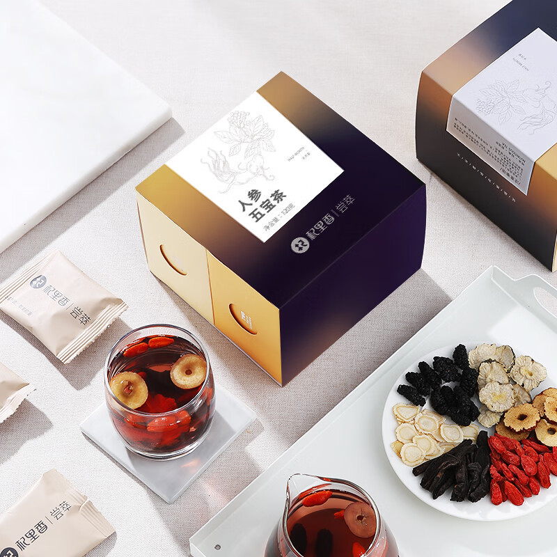 杞里香 人参五宝茶 120g/盒(14小袋)