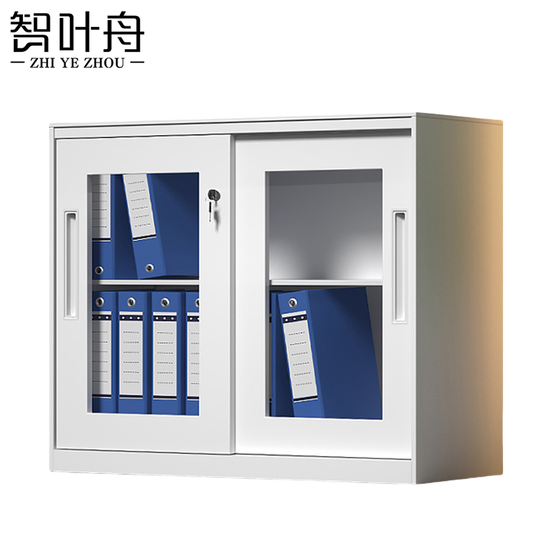 智叶舟玻璃矮柜移门900*400*925mm台高清大图