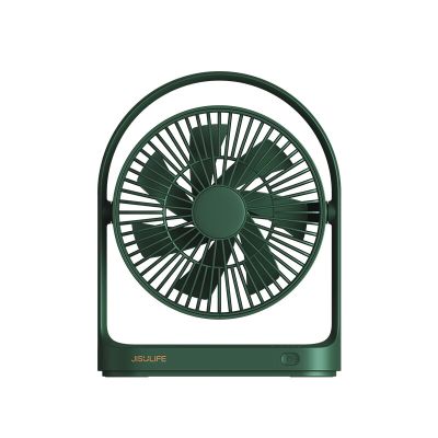 几素电风扇桌面办公室台式学生宿舍床头USB风扇小型大扇面无线便携户外露营小电扇FA19绿色
